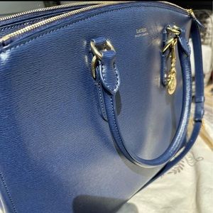 Brand new!! Ralph Lauren Newbury large satchel - Navy Blue